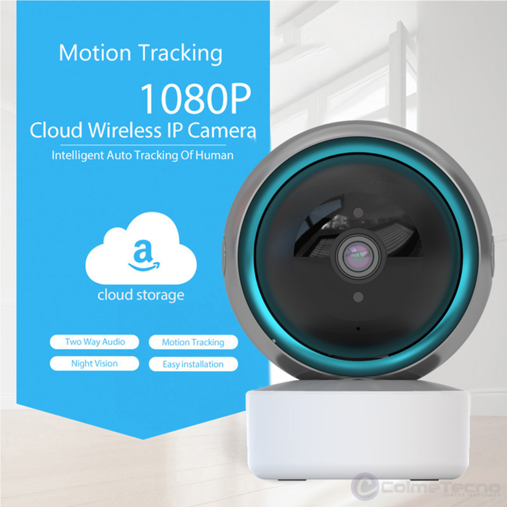 Cámara De Seguridad Interior Wifi Full HD 1080P Smart Camera