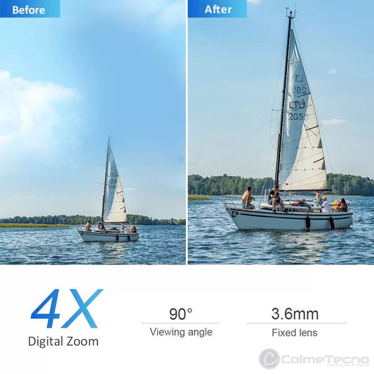 Cámara De Seguridad Inteligente Wifi 1080P Domo PTZ Exterior Al-6