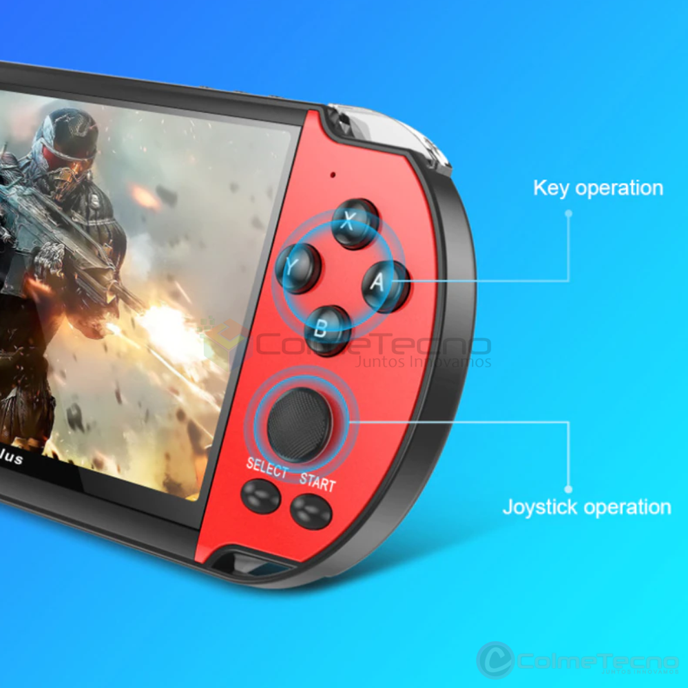 Consola Portátil Emulador de Juegos PSP 5.1" MP5 X7 Plus