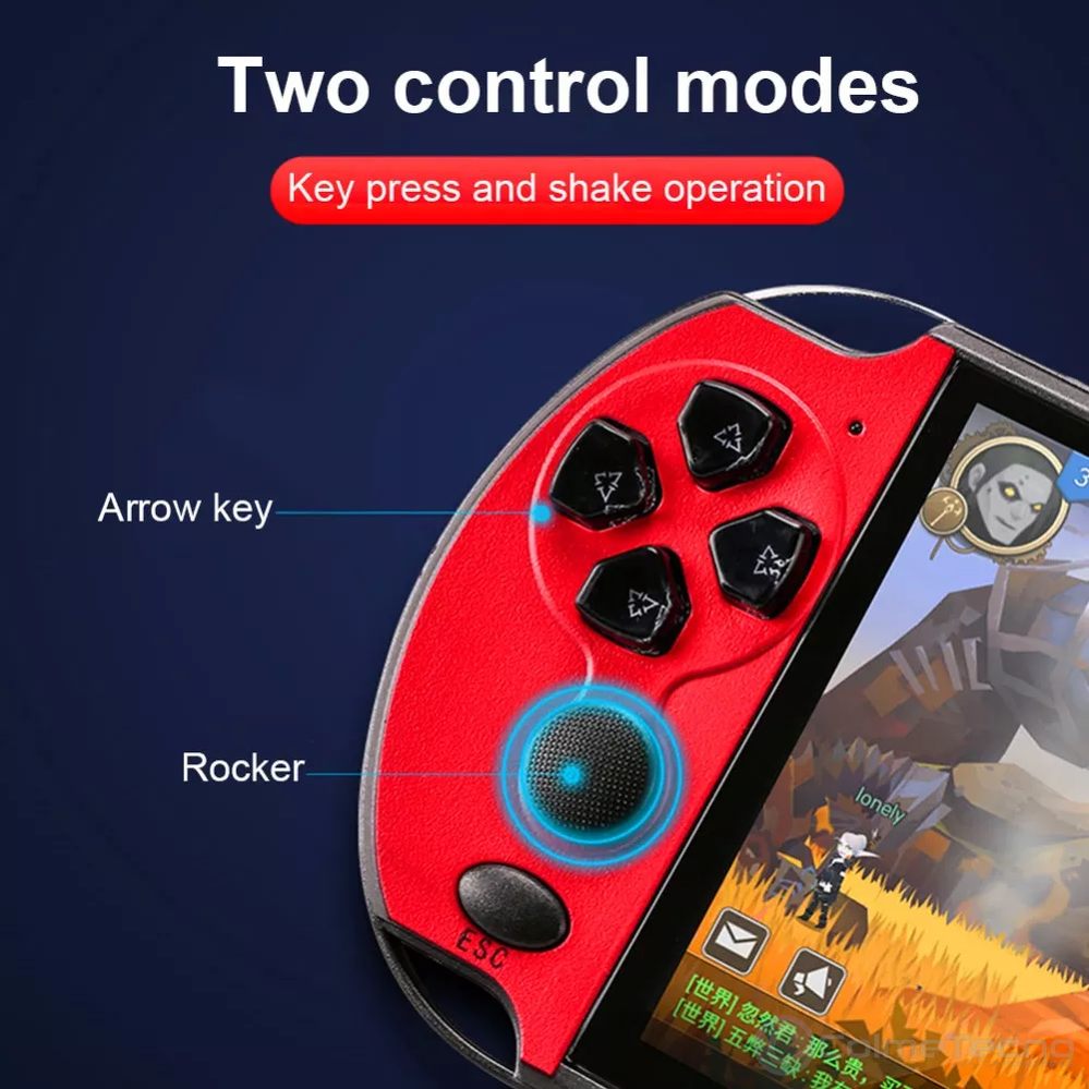 Consola Portátil Emulador de Juegos PSP 5.1" MP5 X7 Plus