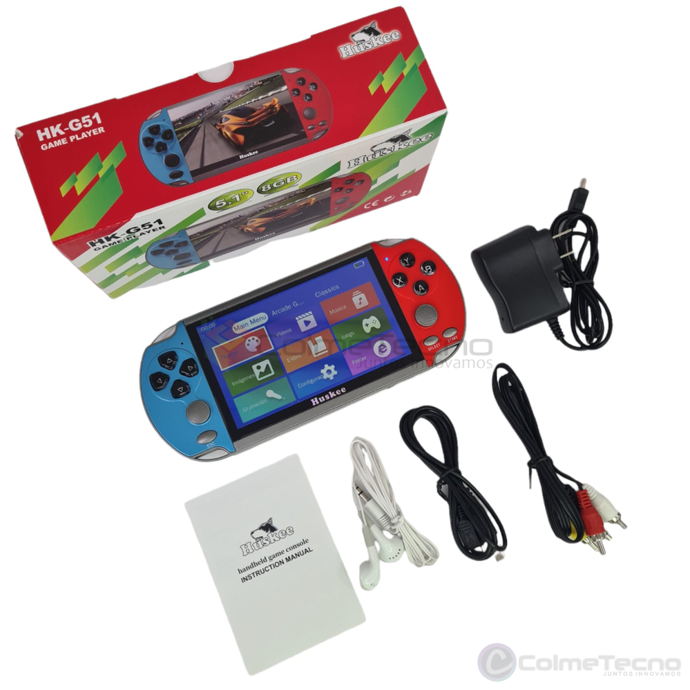 Consola Portátil Emulador de Juegos PSP 5.1" MP5 X7 Plus