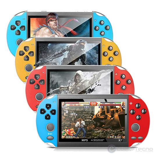 Consola Portátil Emulador De Juegos PSP AV MP5 X7 Switch AV