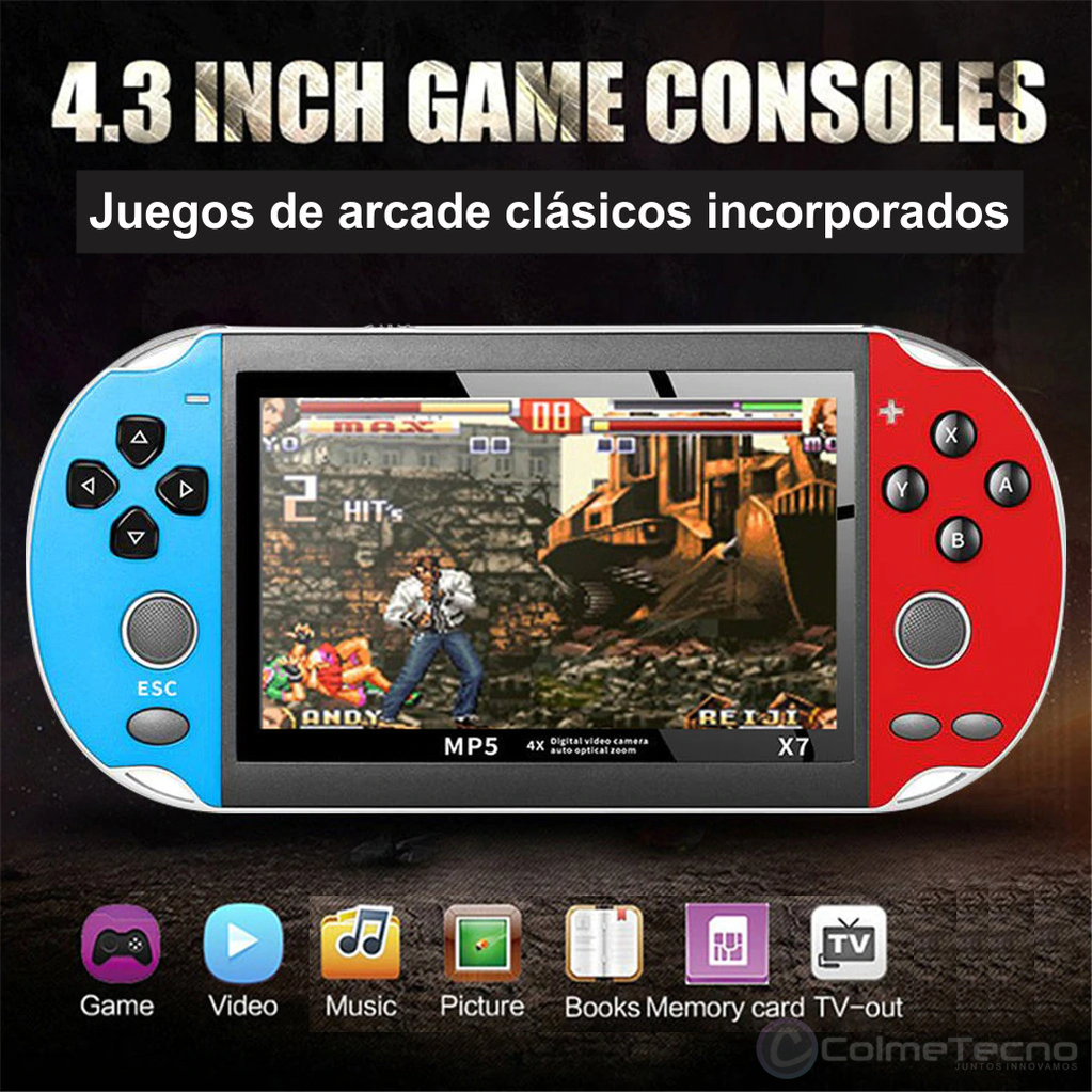 Consola Portátil Emulador De Juegos PSP AV MP5 X7 Switch AV