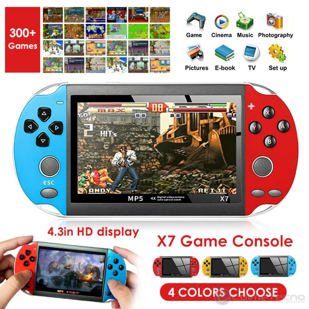 Consola Portátil Emulador De Juegos PSP AV MP5 X7 Switch AV