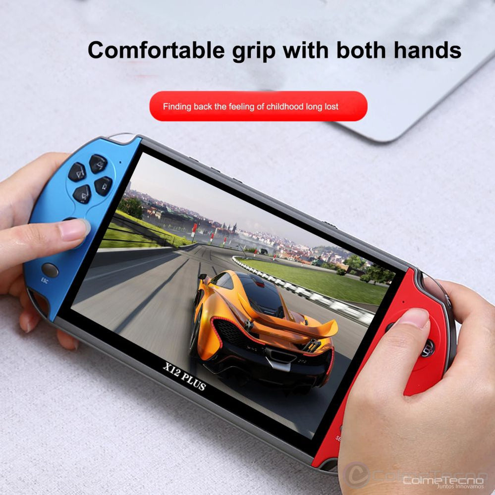 Consola de Juegos PSP X12 PLUS de 7" Emulador de Juegos 16Gb