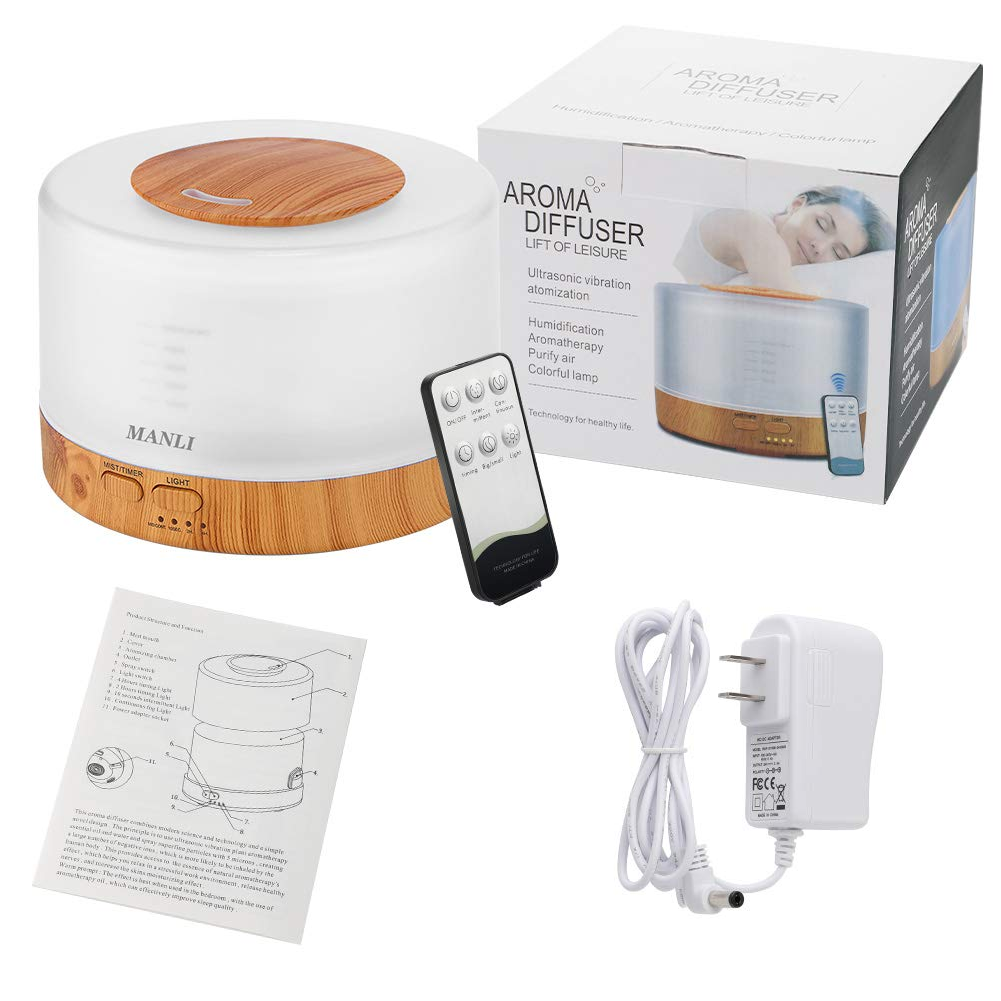 Difusor de Aromas Humidificador de aire 500ml KP-1780 LED