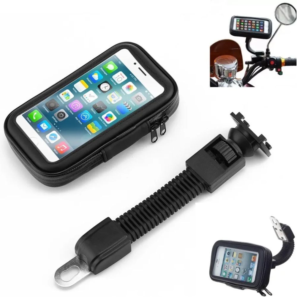 Soporte Estuche De Celular Impermeable Para Moto Y Bicicleta