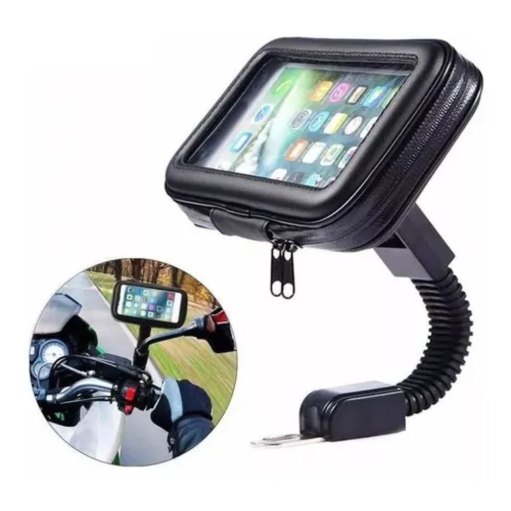 Soporte Estuche De Celular Impermeable Para Moto Y Bicicleta
