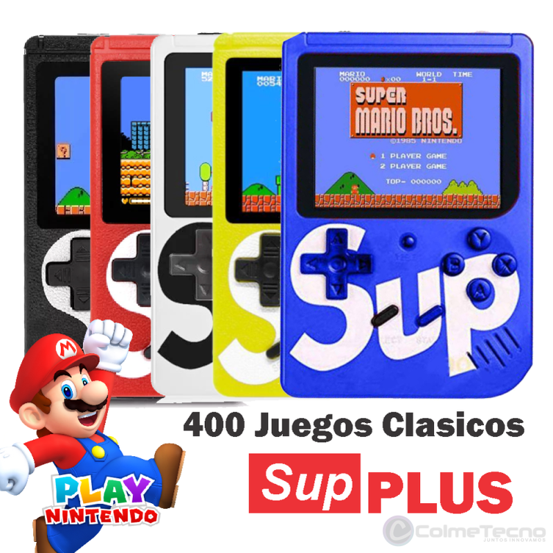 Consola de Video juegos Portátil Gameboy SUP Plus 400 + Control R