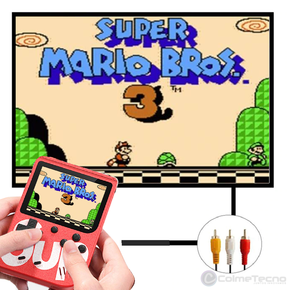 Consola de Video juegos Portátil Gameboy SUP Plus 400 + Control R