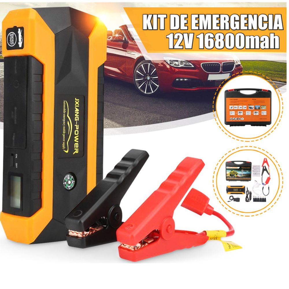 Kit De Emergencia Multifuncional Iniciador De Batería 12V