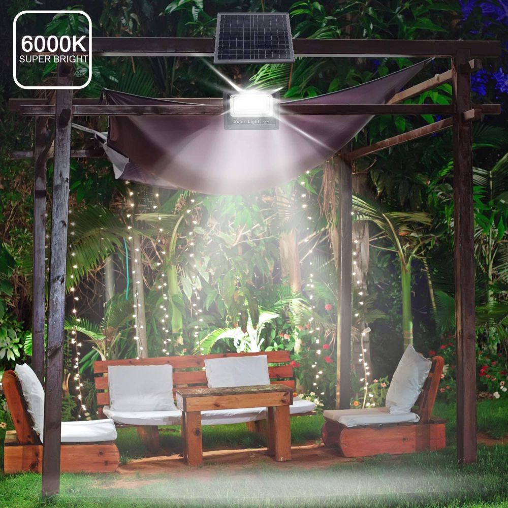 Reflector Solar 200w Lampara Led Panel Solar Control R CL-780