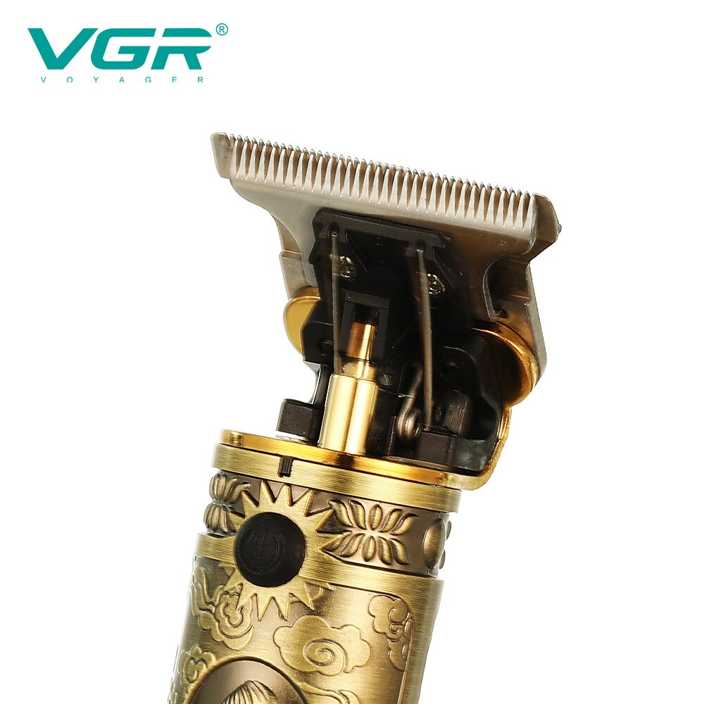 Máquina Patillera VGR V-228 Recargable Pantalla LED Barbería Pro
