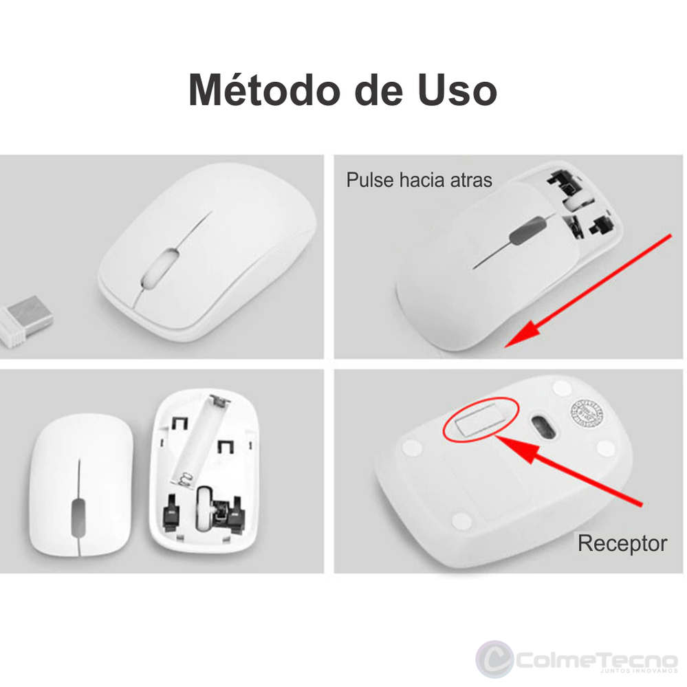 Combo Mini Teclado + Mouse Optico Inalámbrico USB K-03