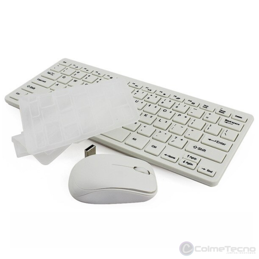 Combo Mini Teclado + Mouse Optico Inalámbrico USB K-03