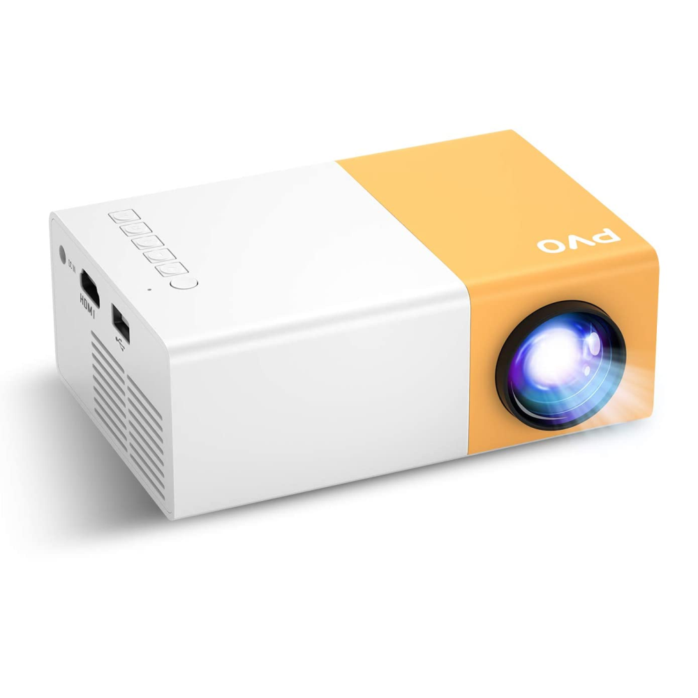 Mini Proyector LED Video Beam 600 Lumens HDMI USB AV YG300