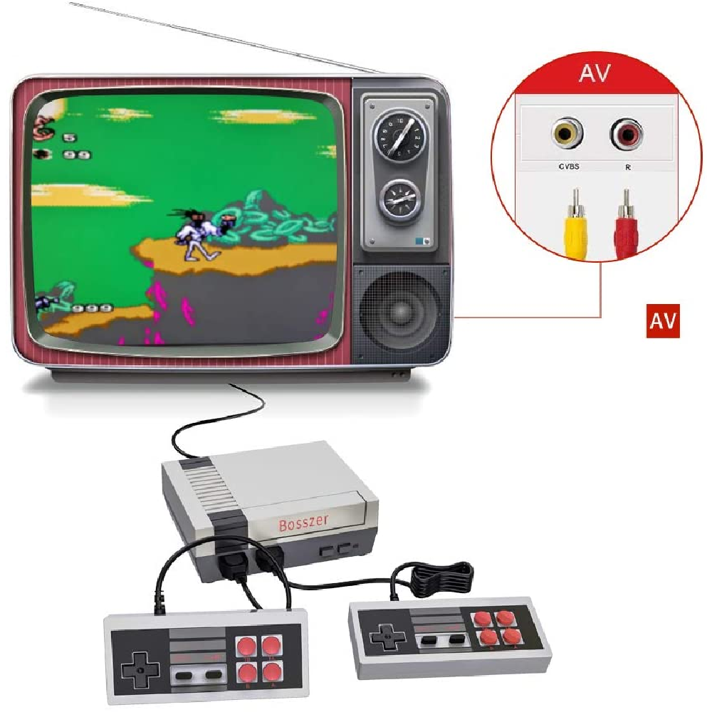 Mini Consola de Juegos Retro Clásica FC 620 Juegos 8bit FC