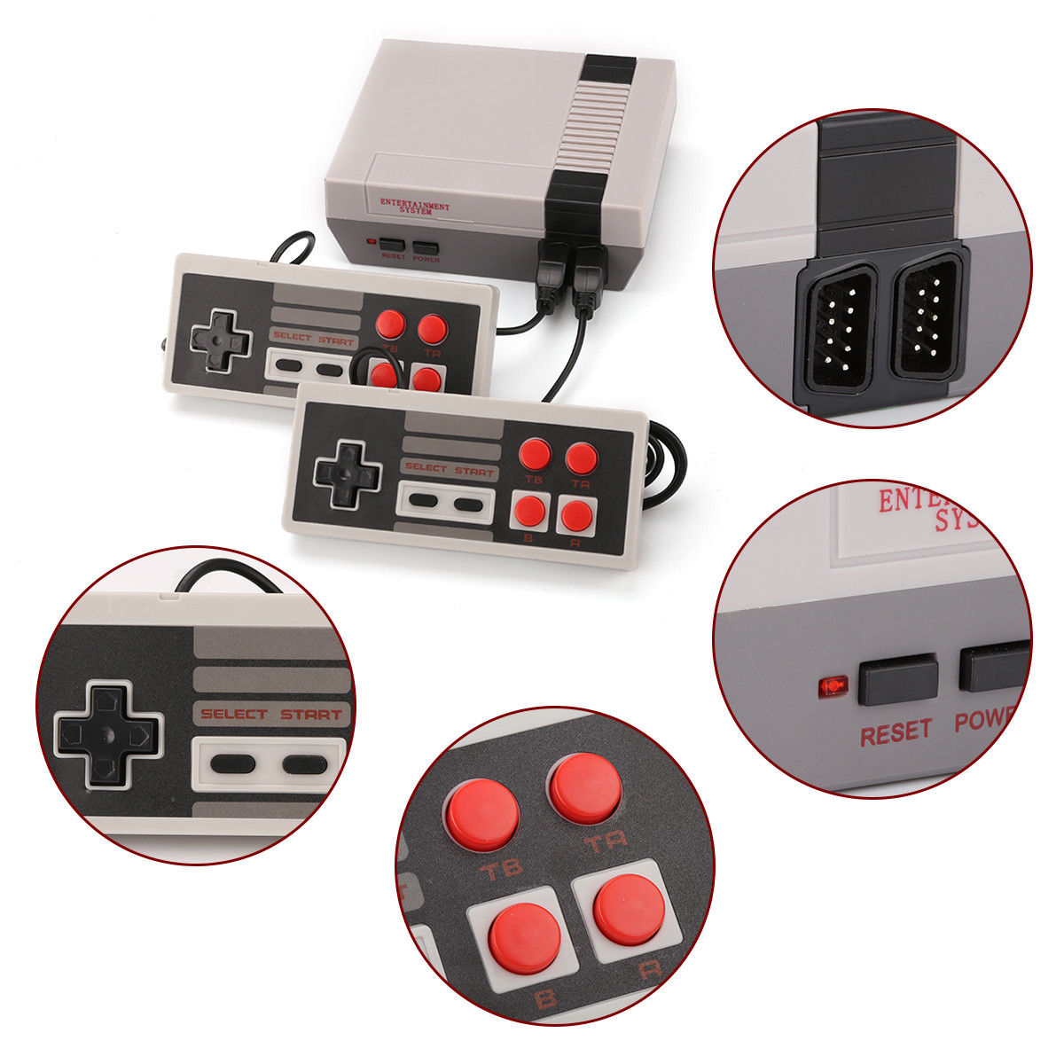 Mini Consola de Juegos Retro Clásica FC 620 Juegos 8bit FC