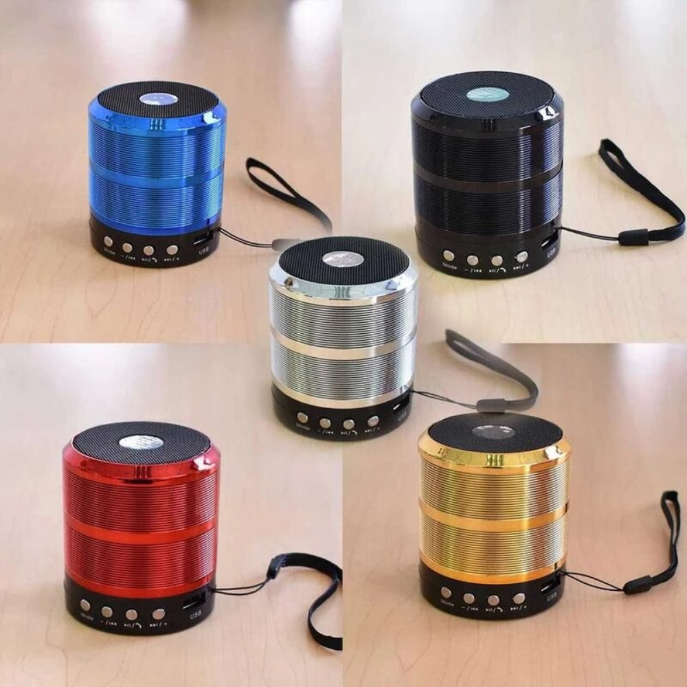 Mini Speaker Parlante Bluetooth Portatil Radio FM USB 887