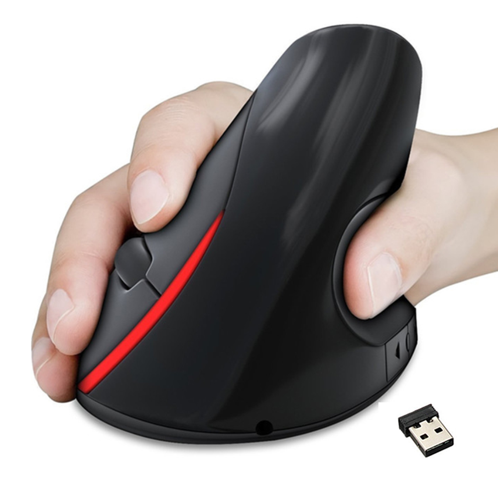 Mouse Óptico Vertical Ergonómico Inalámbrico Weibo WB-881