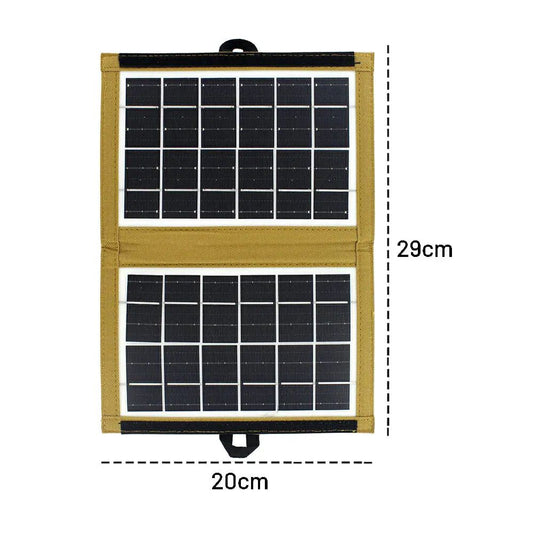 Panel Solar 6V 7W con Puerto USB Para Carga De 5V Cl-670