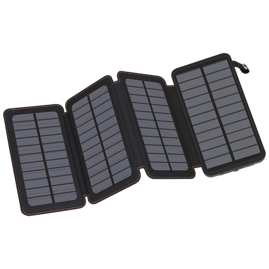 Power Bank Solar Cargador De Batería Portátil 20000mah 2 USB