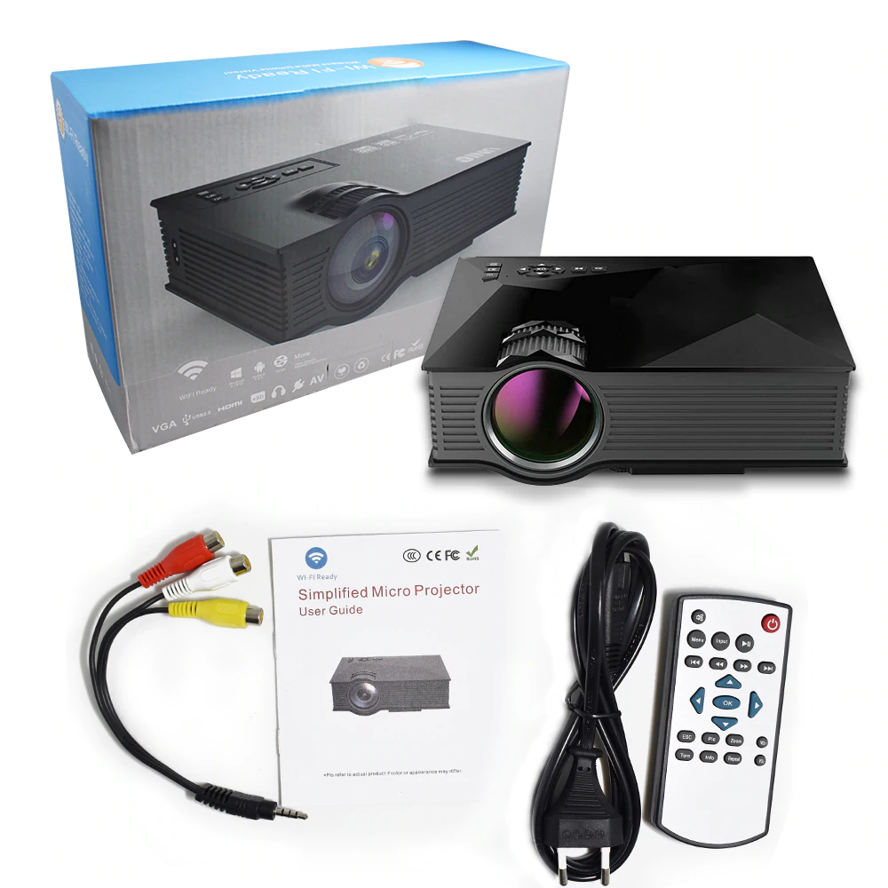 Mini Proyector LED Video Beam 1800 Lumens Wifi UNIC UC68