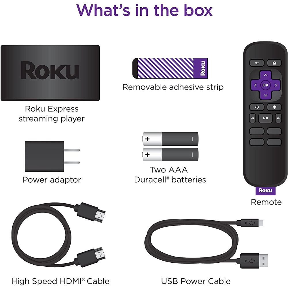 Roku Express Original 3960 Streaming Standar Hdmi Full Hd