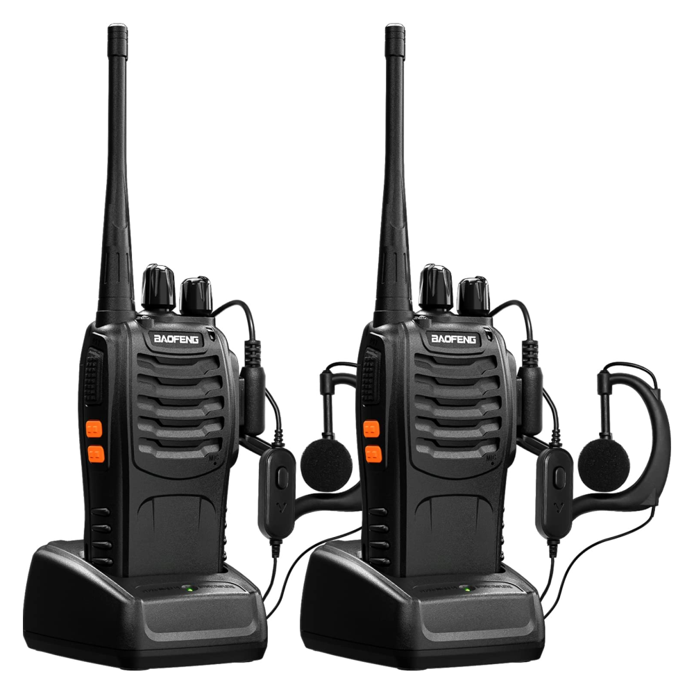 Radio Intercomunicador Walkie Takie Boafeng Bf-888s Kit X 2