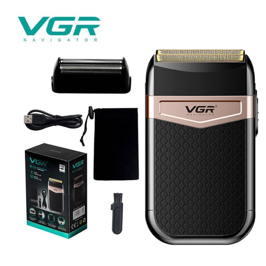 Rasuradora Eléctrica Recargable Afeitadora Pro USB VGR V-331