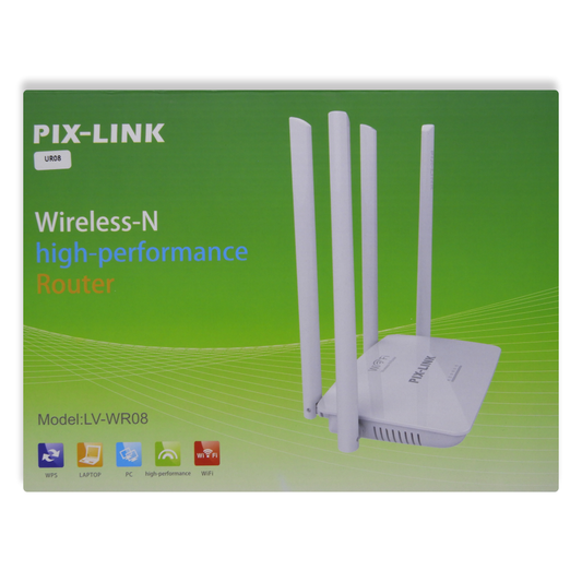 Repetidor de Señal Wifi Rompe Muros Antena Pix-link LV-WR08