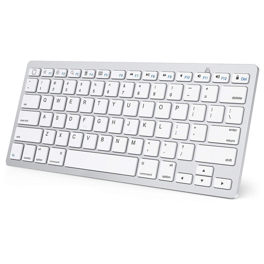 Mini Teclado Bluetooth 3.0 Ultra Delgado para iPad, iOS, Android, PC
