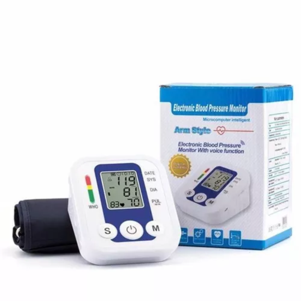 Tensiómetro Digital De Brazo Profesional Presión Arterial con Voz