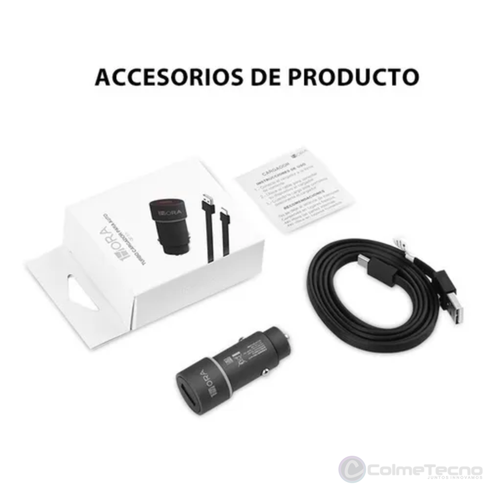 1Hora Turbo Cargador Cigarrera Coche 12V Carga Rápida GAR116