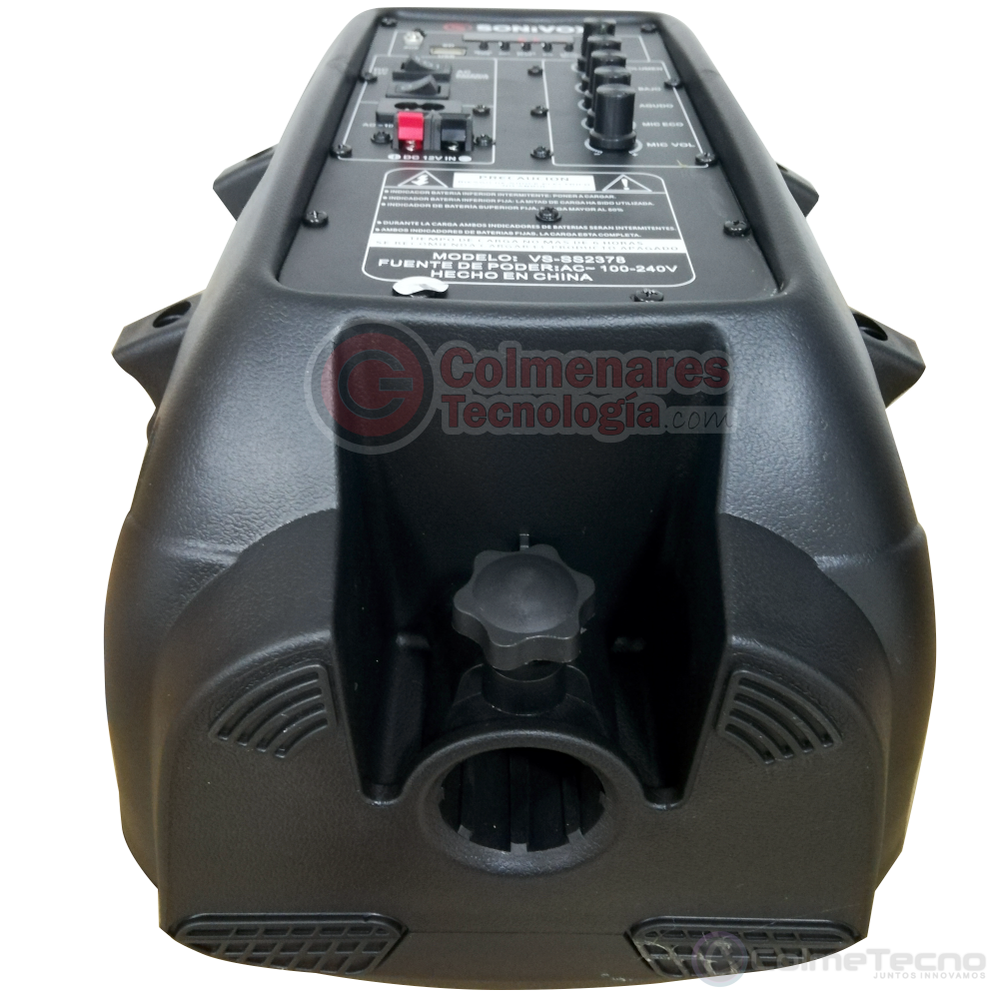 Cabina Profesional Recargable Parlante BT Sonivox VS-SS2378