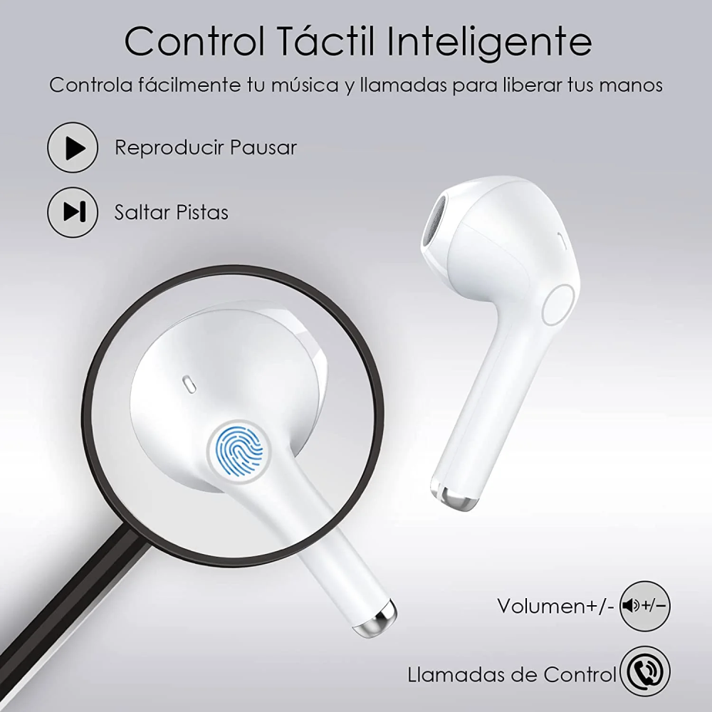 1Hora Auriculares Inalambricos In-Ear Bluetooth TWS AUT201
