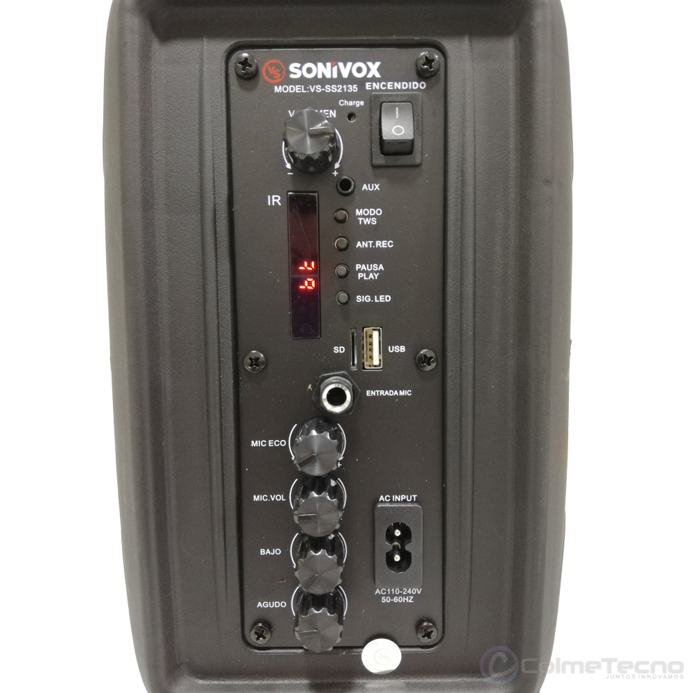 Cabina De Sonido Profesional Recargable 6.5 Sonivox VS-SS2135