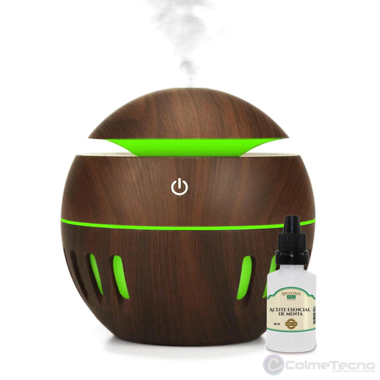 Difusor De Aromas 130ml Humidificador De Aire LED KP-1503