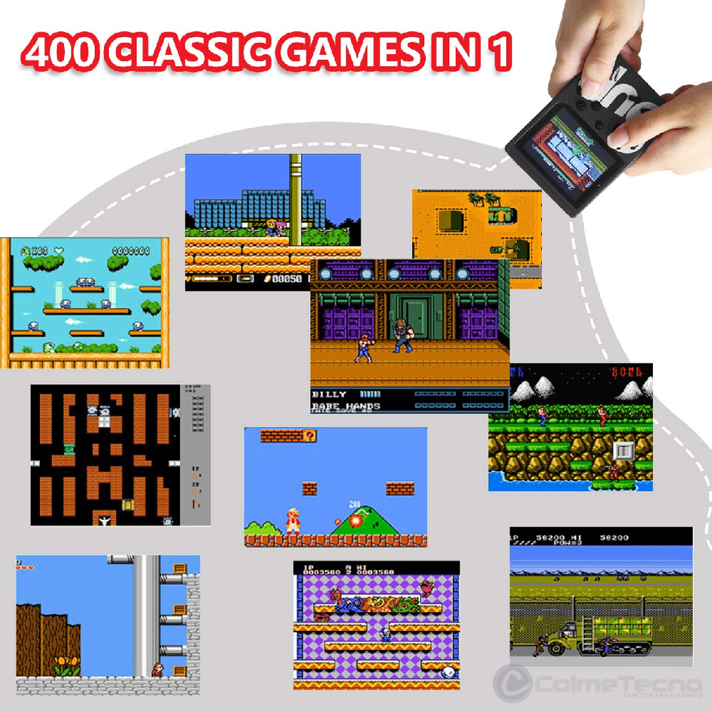 Consola de Video juegos Portátil Gameboy Sup 400 en 1