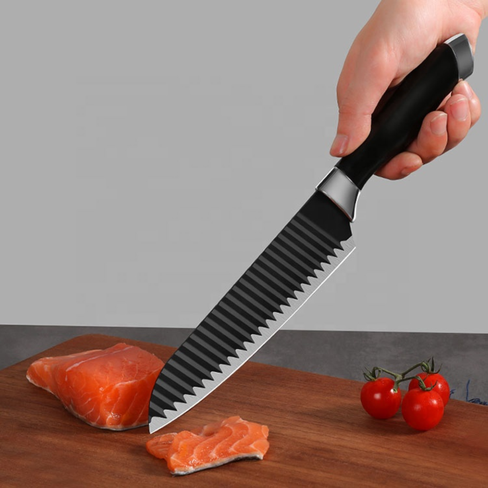 Juego De Cuchillos De Cocina X 6pcs Acero Inoxidable EVERWEALTH