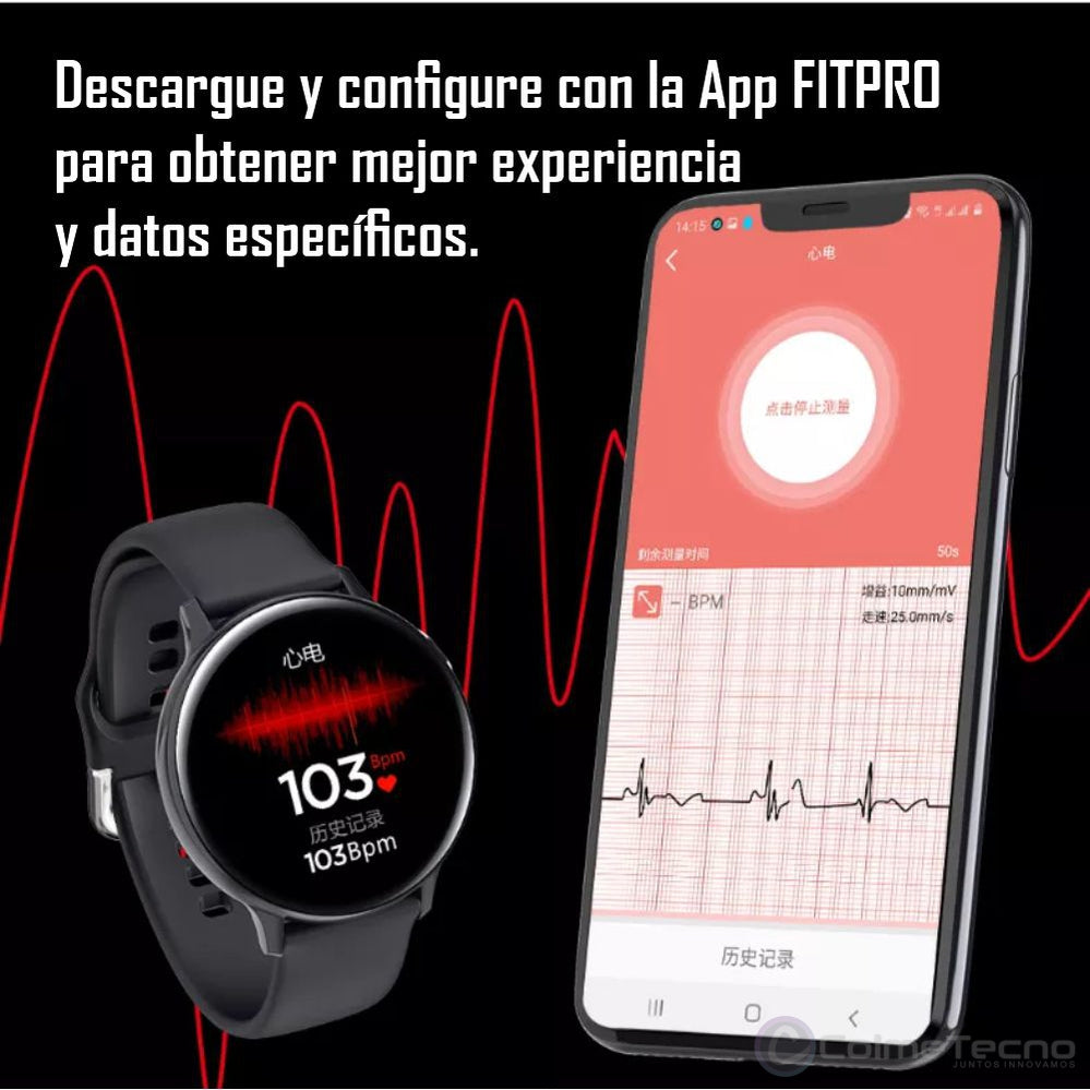 Reloj Smart Watch Active 2 Unisex Pantalla Táctil 44mm