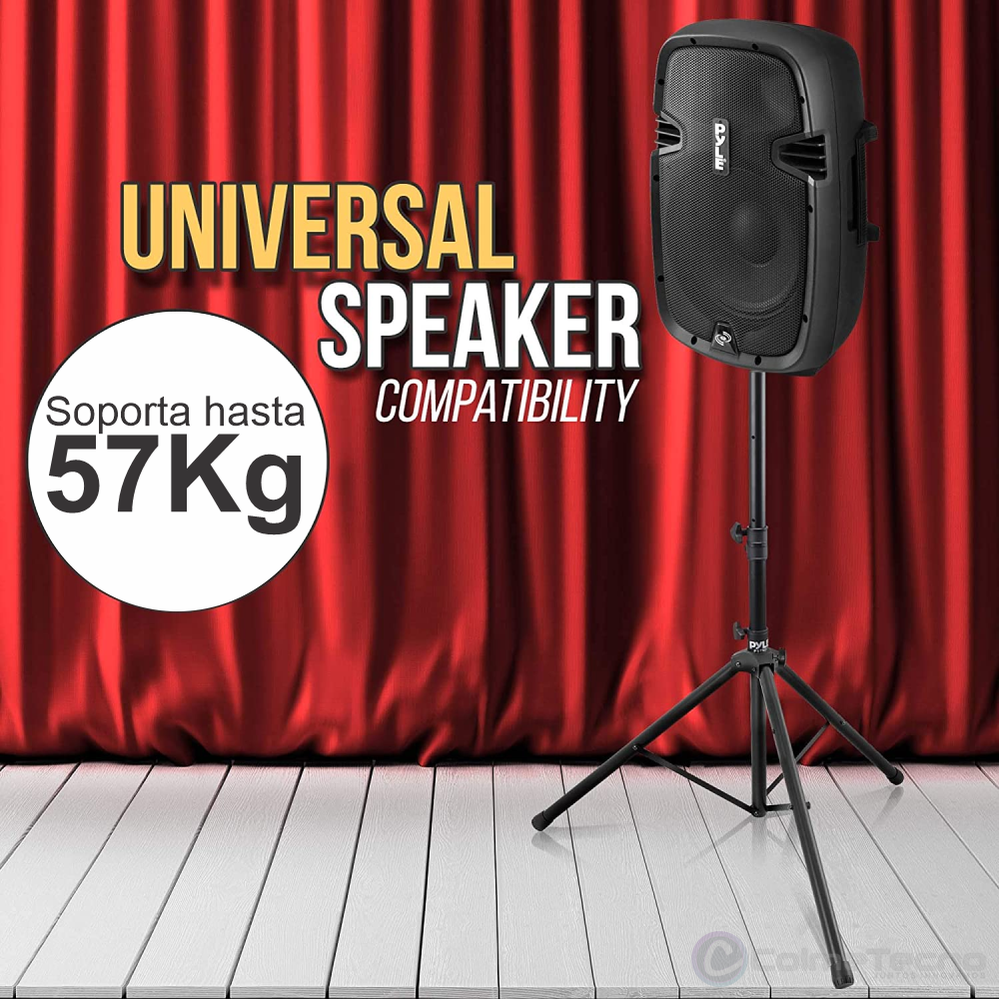 Base Tripode Soporte Para Parlantes Metálico 60 - 120cm 57kg