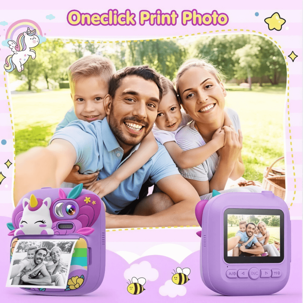 Cámara Instantánea Térmica Digital Fotos Videos 1080p Niños