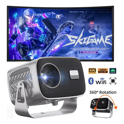 Proyector 4k Inteligente A10 Android Smart Tv 500 Ansi Lumenes