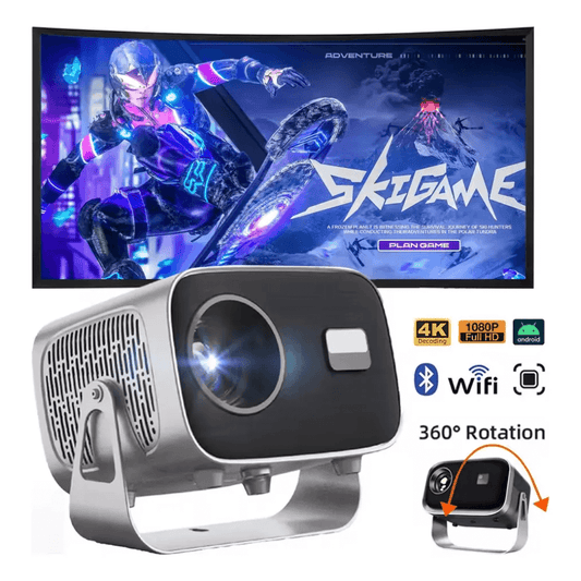 Proyector 4k Inteligente A10 Android Smart Tv 500 Ansi Lumenes