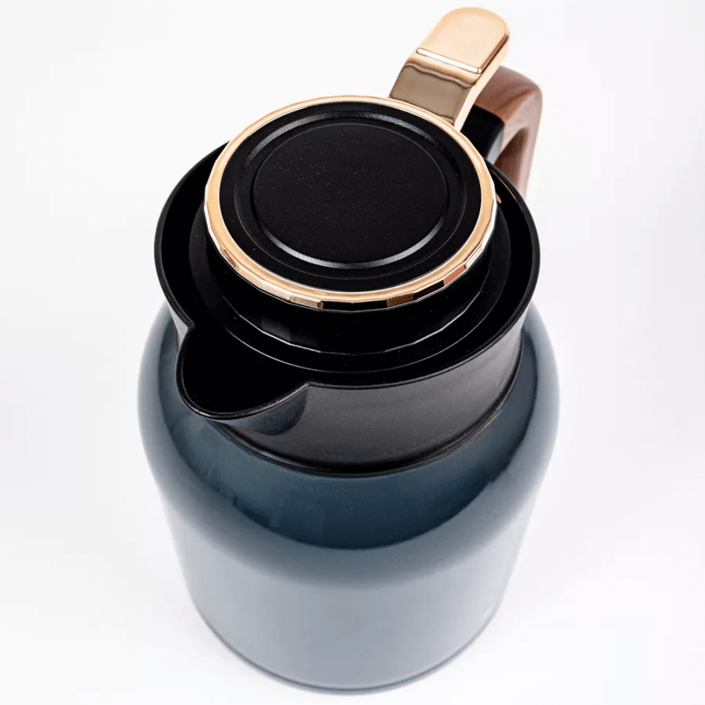 Termo Térmico Feenik 1.5l Bebidas Calientes Frías Acero Inox