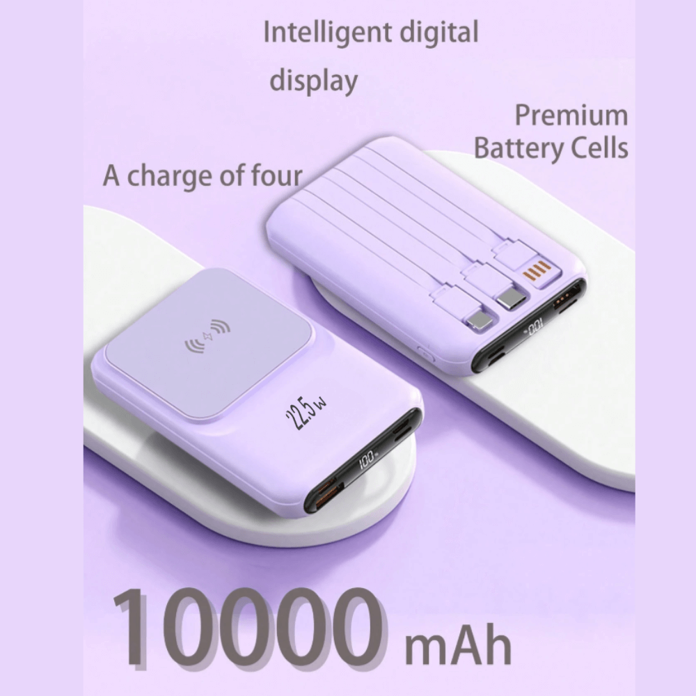 Power Bank Bateria Portatil 10000mah Carga Rapida Magnetico