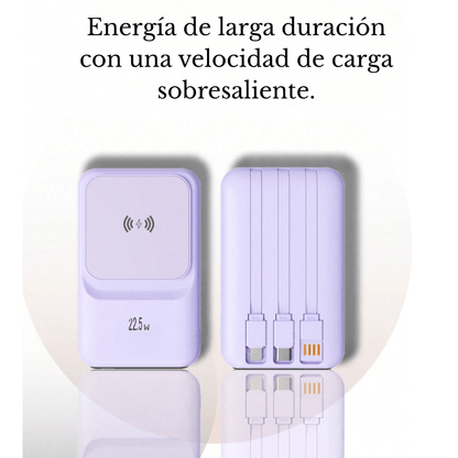 Power Bank Bateria Portatil 10000mah Carga Rapida Magnetico