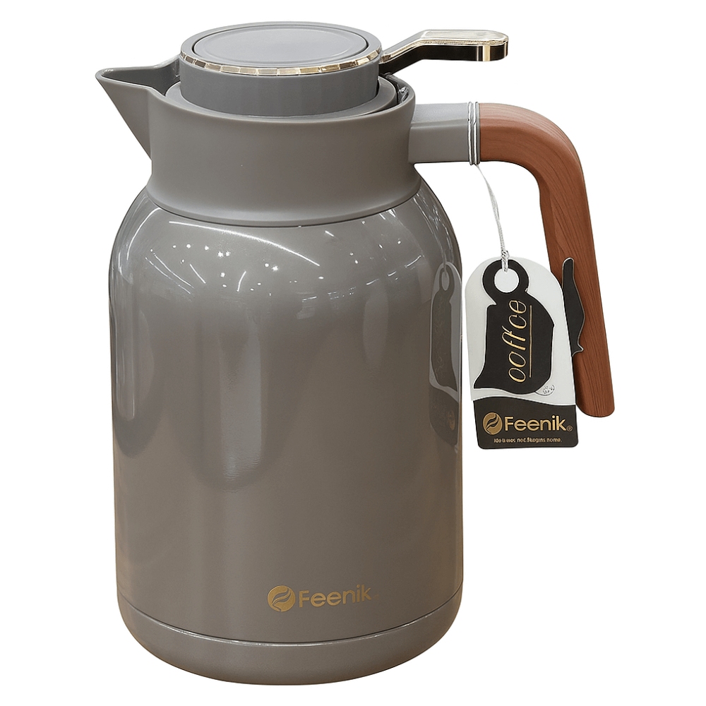 Termo Térmico Feenik 2.0l Bebidas Calientes Frías Acero Inoxidable