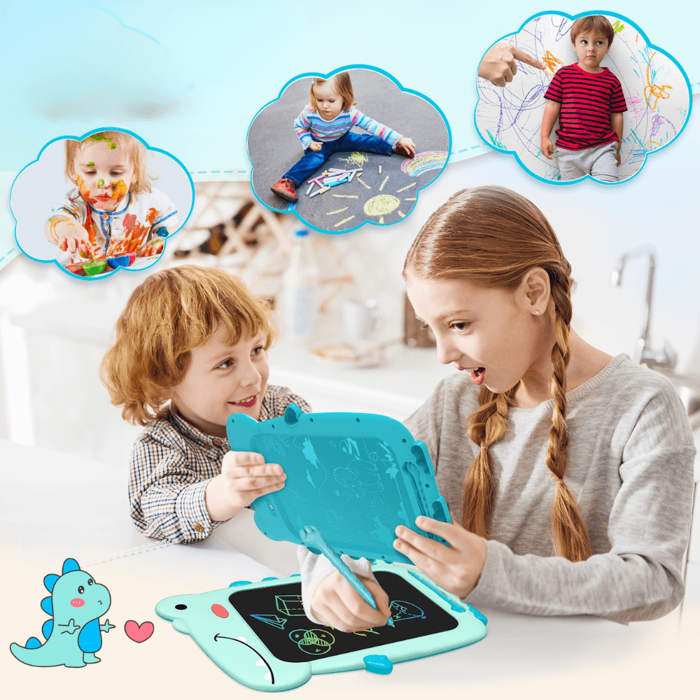 Tableta Magica Escritura Digital Infantil 10inch Dionosaurio
